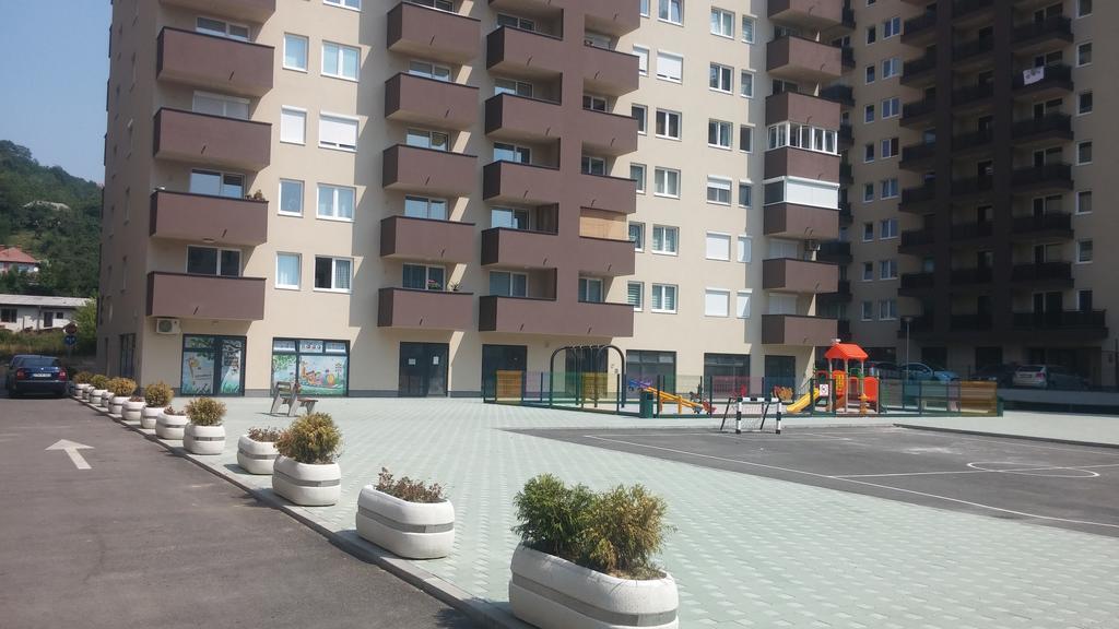 Luxury Studio Apartment Miljacka Szarajevó Szoba fotó